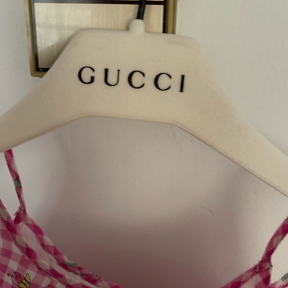 Gucci butterfly little girls summer dress New with Tags size 4 comes with hanger - Picture 4 of 12